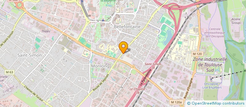 localisation de l'entreprise ABEDIS à TOULOUSE