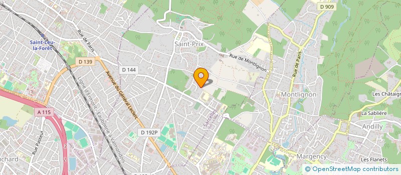 localisation de l'entreprise ABEE à SAINT-PRIX