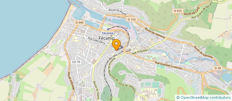 localisation de l'entreprise ABEFA INGENIERIE à FECAMP