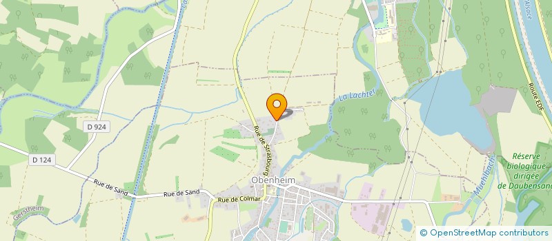 localisation de l'entreprise ABEFILS  OBENHEIM