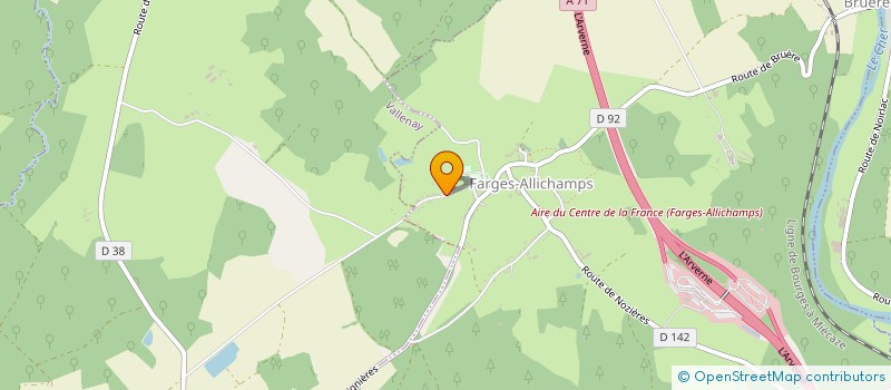 localisation de l'entreprise ABEG ELECTRICITE GENERALE  SAINT-AMAND-MONTROND