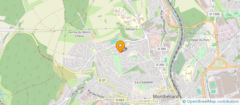 localisation de l'entreprise ABEGIPS à MONTBELIARD