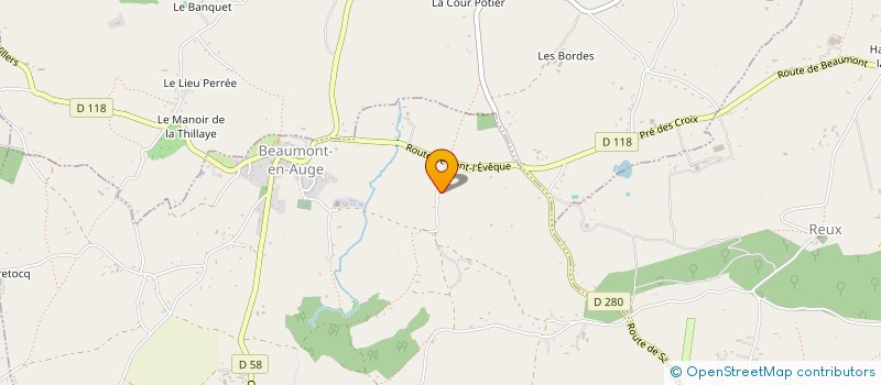 localisation de l'entreprise ABEHSIRA-SERVAT  BEAUMONT-EN-AUGE