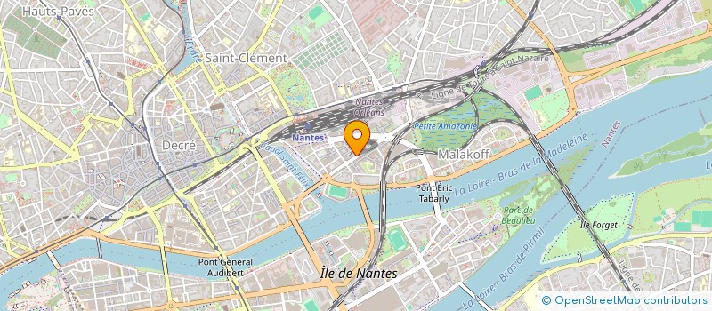 localisation de l'entreprise ABEI ENERGY SOLAIRE OUEST SAS à NANTES