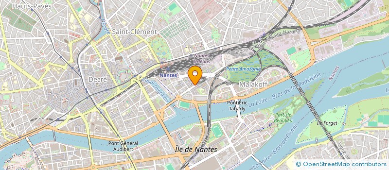 localisation de l'entreprise ABEI ENERGY SOLAIRE SUD à NANTES