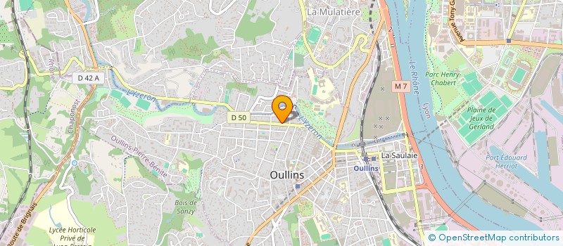 localisation de l'entreprise ABEIL  OULLINS-PIERRE-BENITE