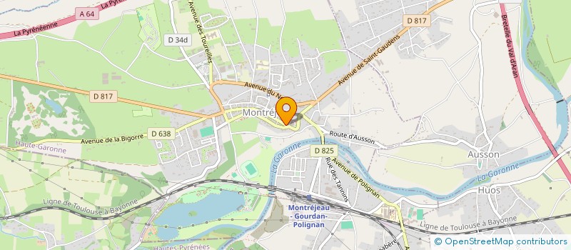 localisation de l'entreprise ABEILLE  MONTREJEAU