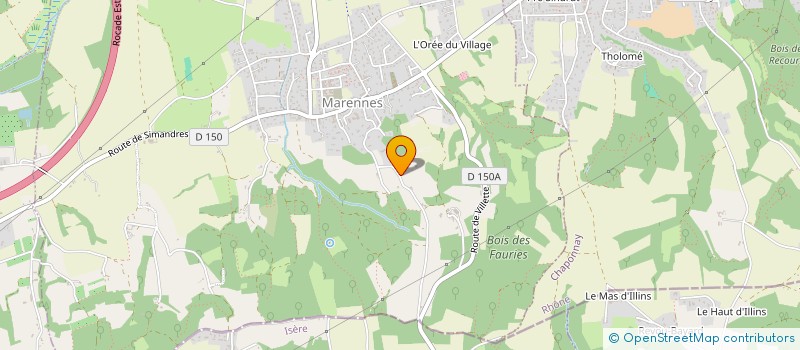localisation de l'entreprise ABEILLE à MARENNES