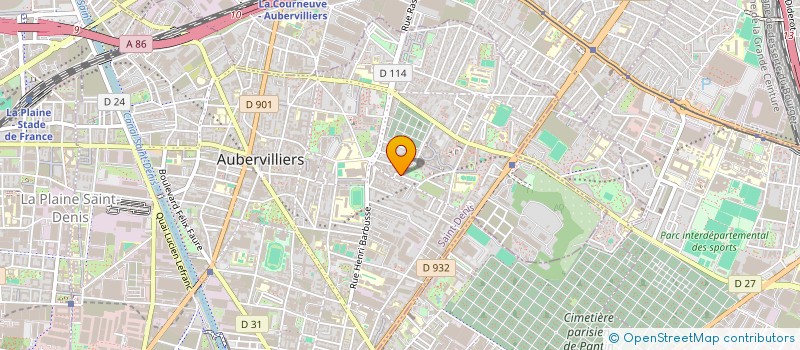 localisation de l'entreprise ABEILLE  AUBERVILLIERS