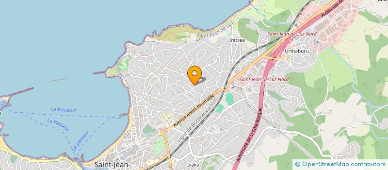 localisation de l'entreprise ABEILLE 64 à SAINT-JEAN-DE-LUZ