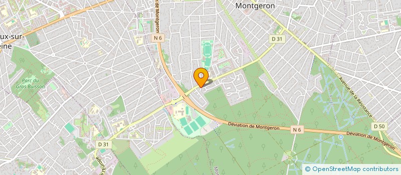 localisation de l'entreprise ABEILLE  MONTGERON