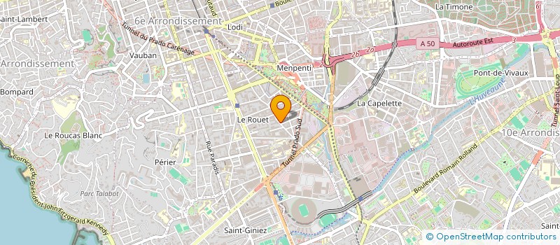 localisation de l'entreprise ABEILLE ASSISTANCE 13 à MARSEILLE