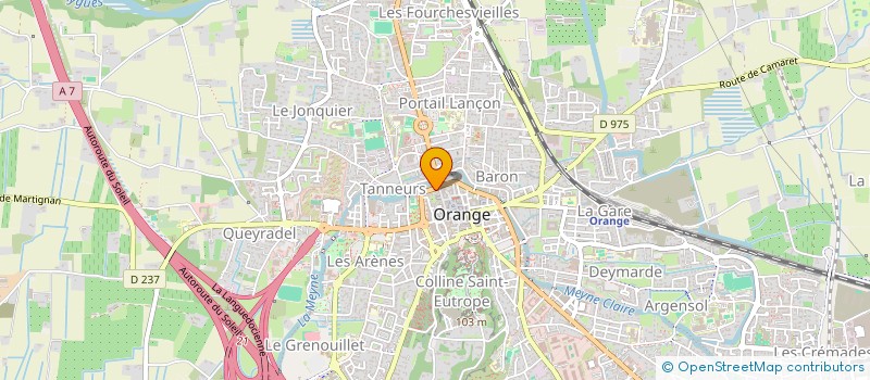 localisation de l'entreprise ABEILLE ASSURANCES à ORANGE