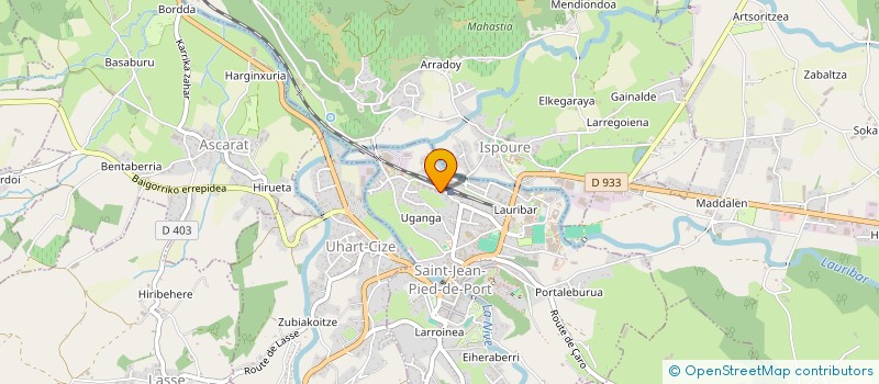 localisation de l'entreprise ABEILLE ASSURANCES SPMG CHANGALA ETCHEVERRY  SAINT-JEAN-PIED-DE-PORT