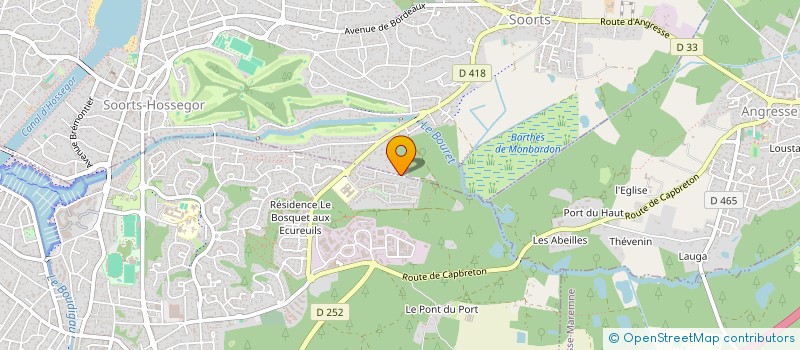 localisation de l'entreprise ABEILLE ATLANTIQUE TAXI  BENESSE-MAREMNE