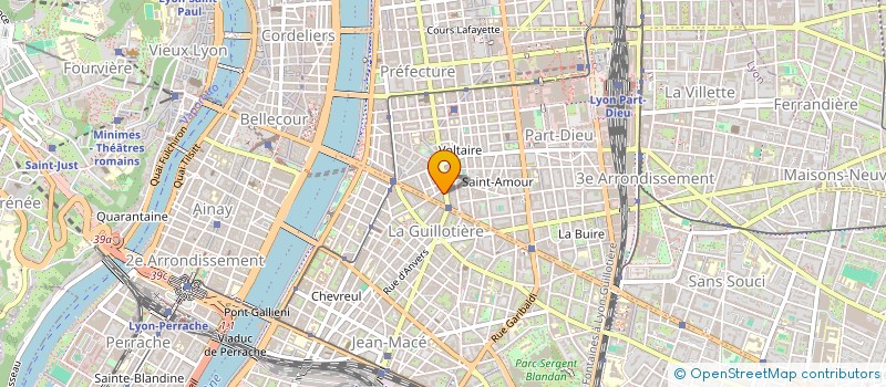 localisation de l'entreprise ABEILLE AVOCATS - LYON  LYON