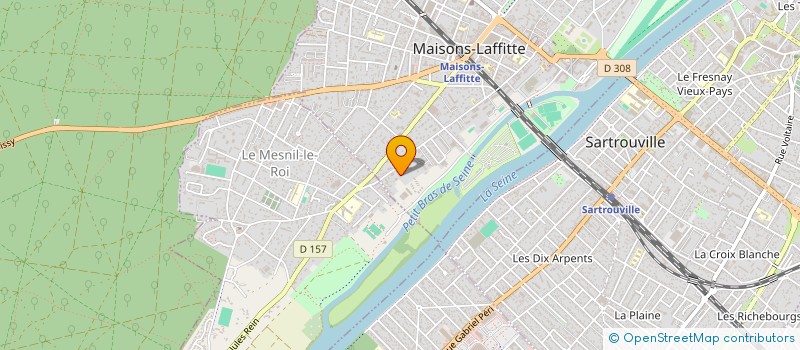 localisation de l'entreprise ABEILLE BATIMENT  MAISONS-LAFFITTE