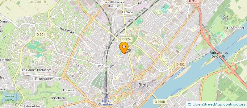 localisation de l'entreprise ABEILLE DES AYDES BLOIS BACKET à BLOIS
