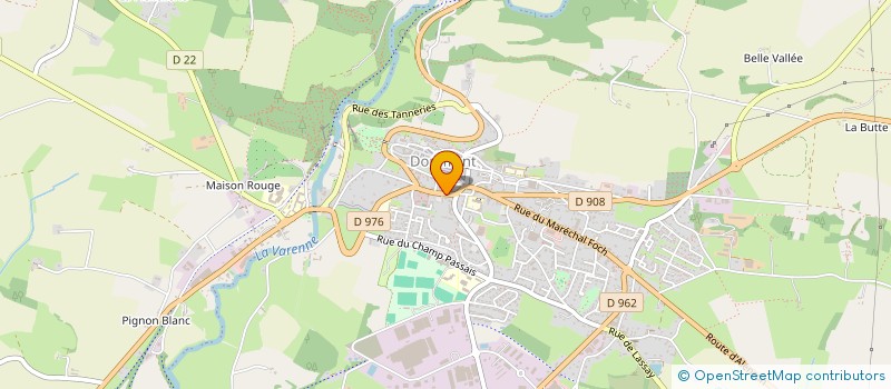 localisation de l'entreprise ABEILLE DES BOCAGES NORMANDS à DOMFRONT-EN-POIRAIE