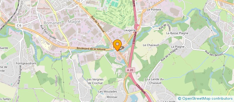 localisation de l'entreprise ABEILLE DEVELOPPEMENT à LIMOGES