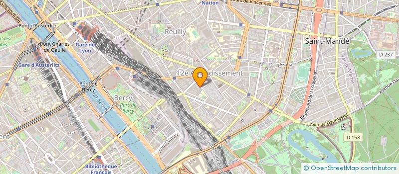 localisation de l'entreprise ABEILLE ET JOIE  PARIS