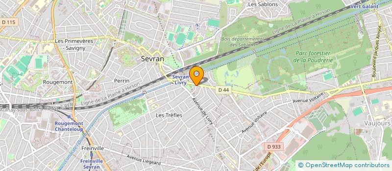 localisation de l'entreprise ABEILLE IMMO+ à SEVRAN