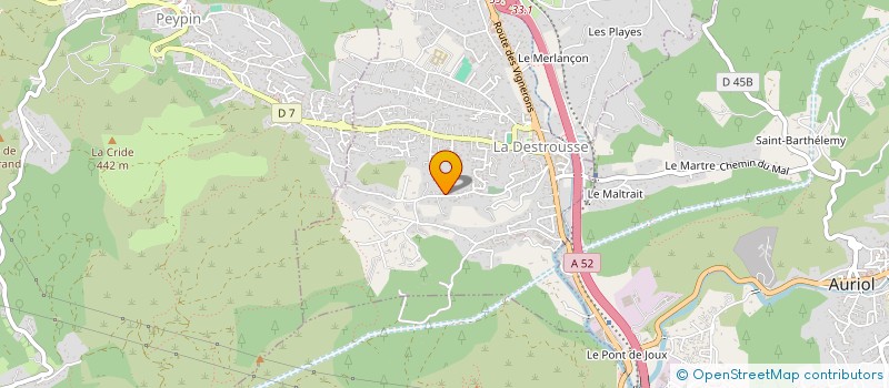 localisation de l'entreprise ABEILLE IMMO  LA DESTROUSSE