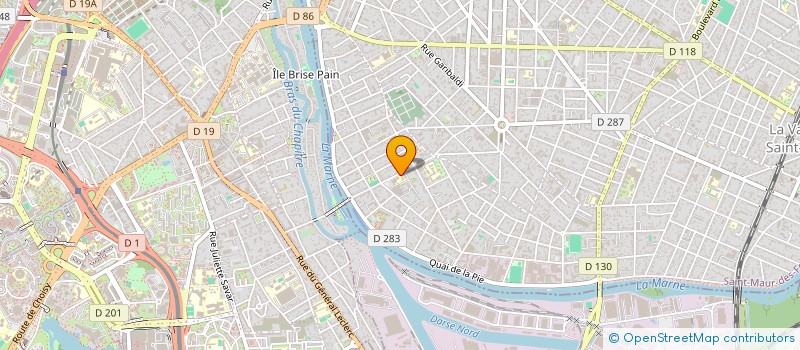 localisation de l'entreprise ABEILLE IMPRIM' à SAINT-MAUR-DES-FOSSES