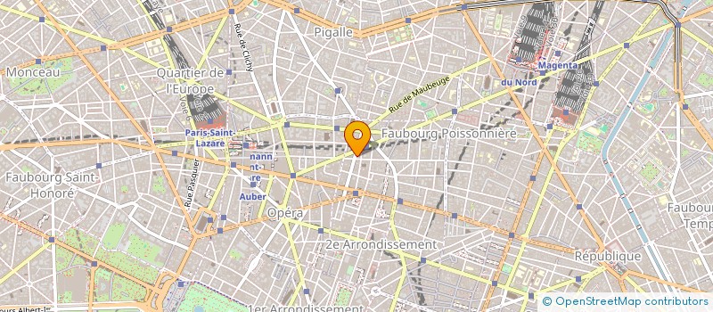 localisation de l'entreprise ABEILLE MAHAVEL 14  PARIS