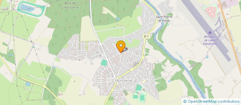 localisation de l'entreprise ABEILLE NOIRE DE LA MAYENNE à L'HUISSERIE