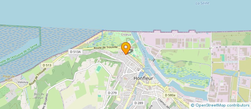 localisation de l'entreprise ABEILLE PARACHUTISME NORMANDIE à HONFLEUR