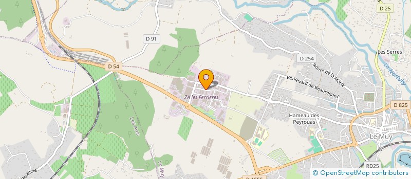localisation de l'entreprise ABEILLE PROPRETE à LE MUY