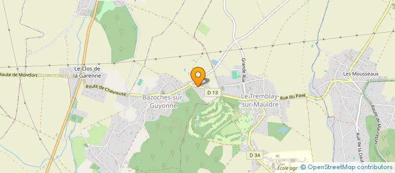 localisation de l'entreprise ABEILLE SOFT à BAZOCHES-SUR-GUYONNE