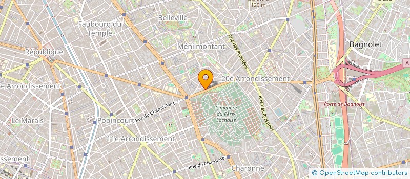 localisation de l'entreprise ABEILLE TRANT  PARIS