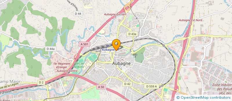 localisation de l'entreprise ABEILLES AMBULANCES 13 à AUBAGNE