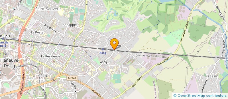 localisation de l'entreprise ABEILLES AND CO  VILLENEUVE-D'ASCQ