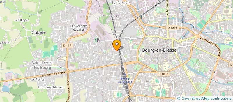 localisation de l'entreprise ABEILLES ASSISTANCES TAXIS  BOURG-EN-BRESSE