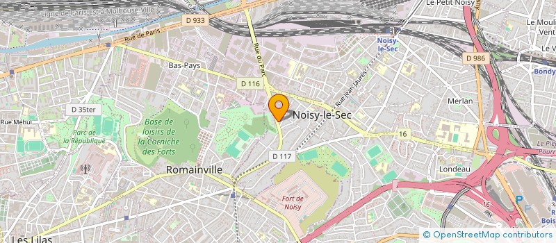 localisation de l'entreprise ABEILLES COURONNEES PRODUCTIONS à NOISY-LE-SEC