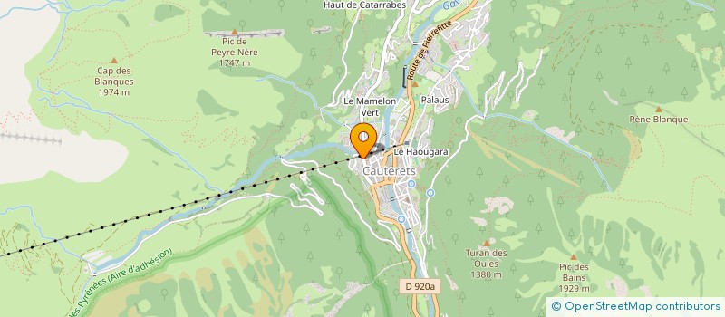 localisation de l'entreprise ABEILLES SANTE  CAUTERETS