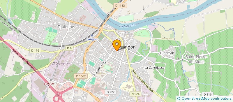 localisation de l'entreprise ABEJO à LANGON