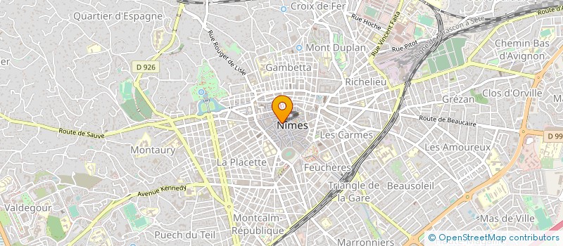 localisation de l'entreprise ABEK à NIMES