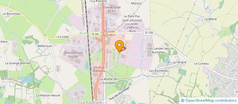 localisation de l'entreprise ABEKO à DOMPIERRE-SUR-YON