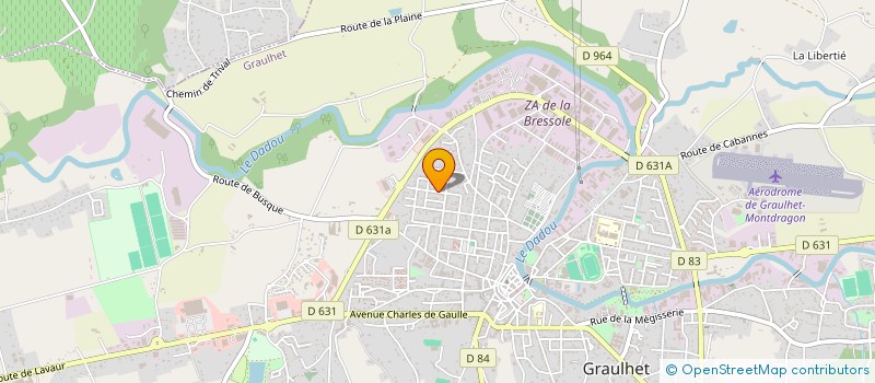 localisation de l'entreprise ABEL  GRAULHET