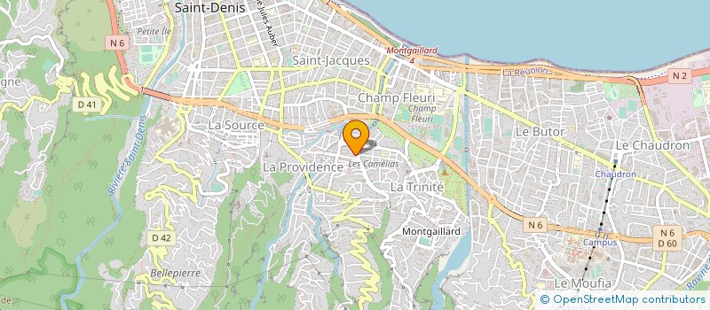 localisation de l'entreprise ABEL.97, ASSOCIATION AU BENEFICE DES ENFANTS ET DES LAISSES-POUR-COMPTE.97 à SAINT-DENIS