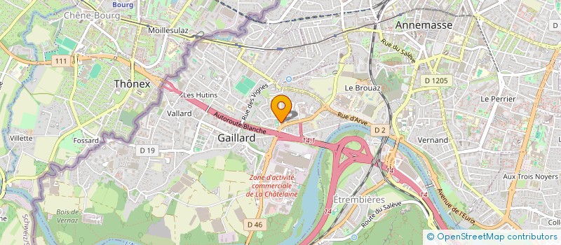 localisation de l'entreprise ABEL ACCESSIBILITE SASU  GAILLARD