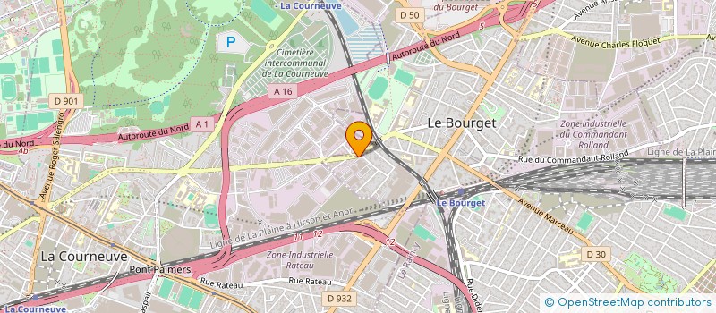 localisation de l'entreprise ABEL BATIMENT à LE BOURGET