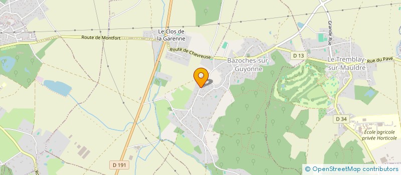 localisation de l'entreprise ABEL FACTORY  BAZOCHES-SUR-GUYONNE