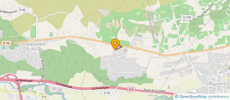 localisation de l'entreprise ABEL FILMS  CHATEAUNEUF-LE-ROUGE