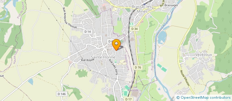 localisation de l'entreprise ABEL PHARMA  SAINTE-FLORINE