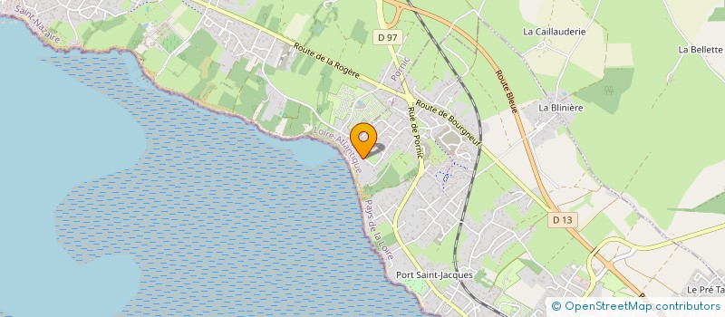 localisation de l'entreprise ABEL SABLE  LA BERNERIE-EN-RETZ